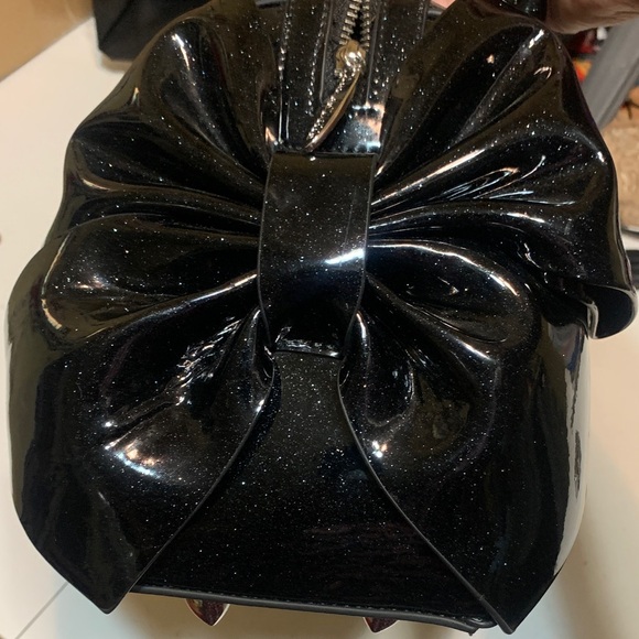 Lux de Ville Black Sparkle Satchel - Picture 4 of 9